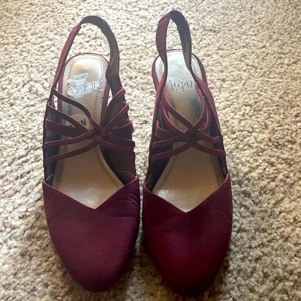 Burgundy Heels